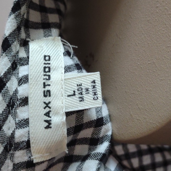 Max Studio gingham top - Picture 9 of 9